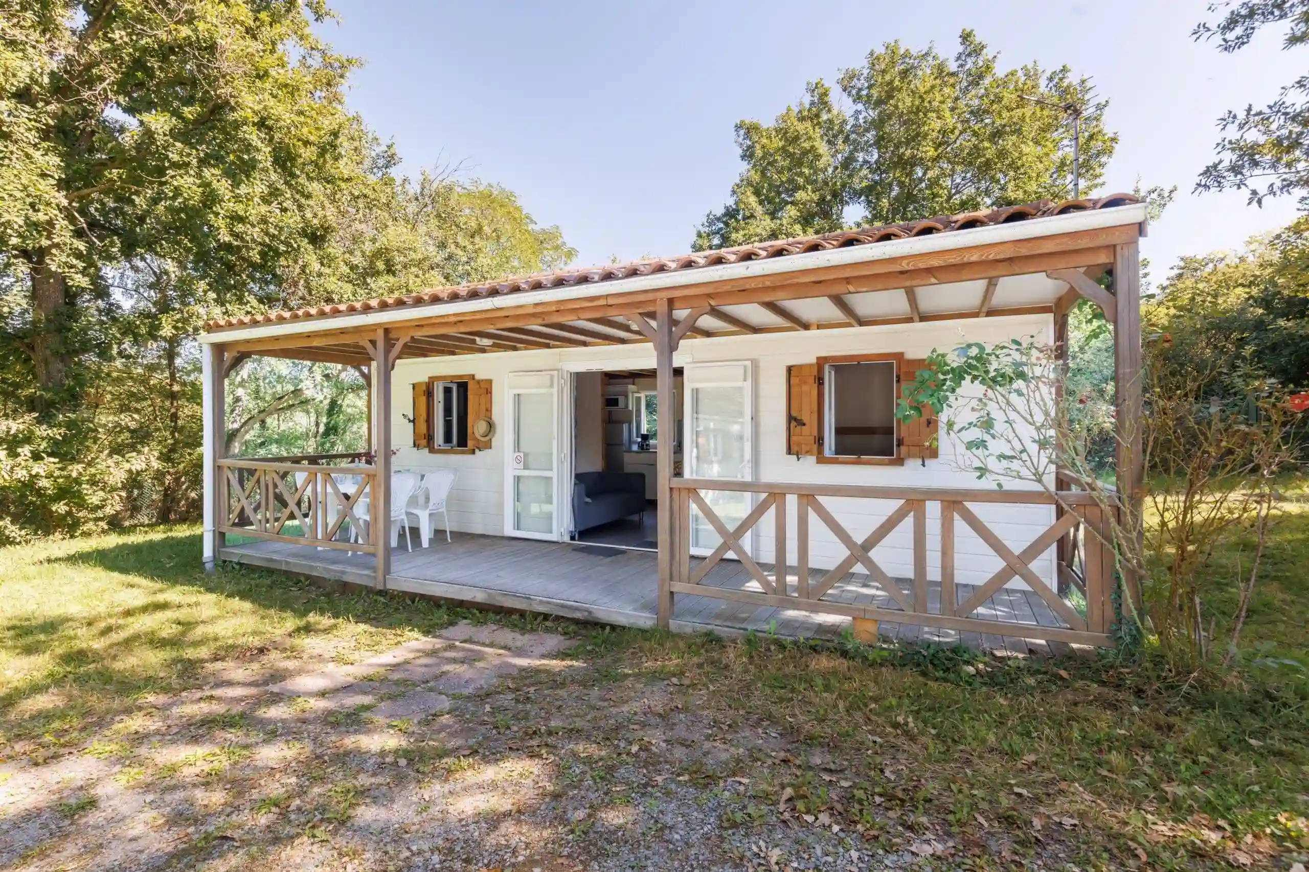 CAMPING DE LA CROZE chalet vanille