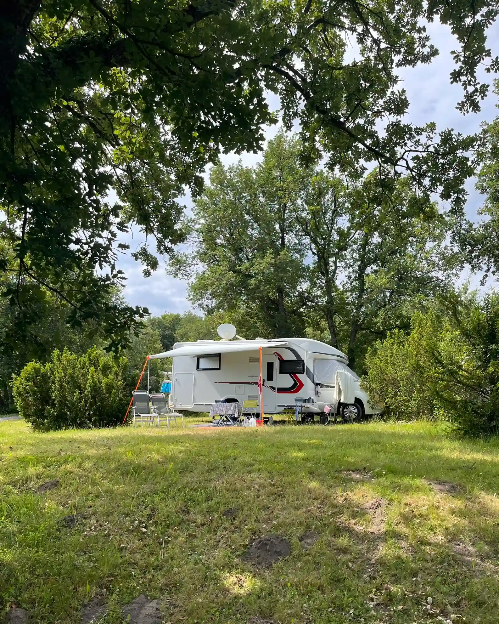 Emplacement camping car
