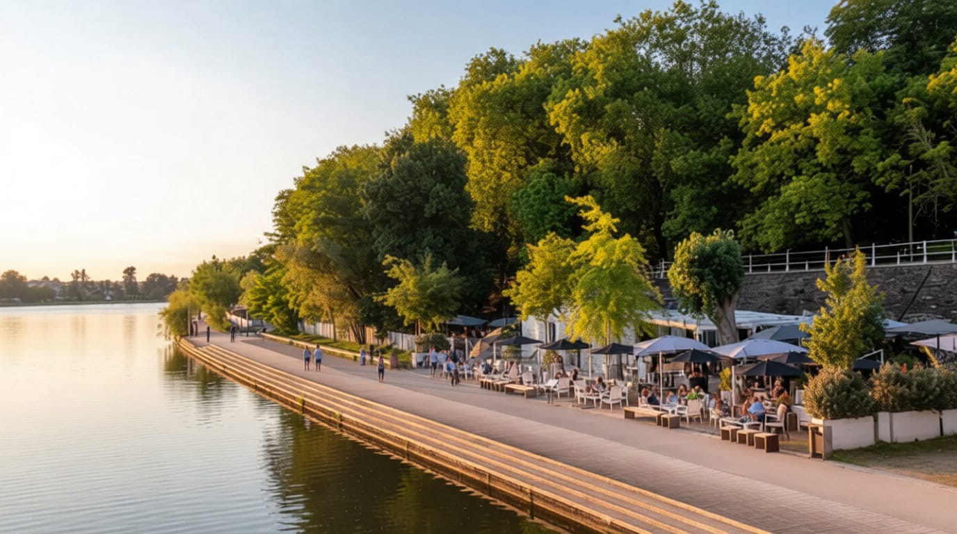 Les berges de l'Allier et la nature
